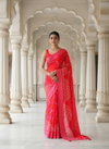 Amayah Vol 10 By Vallabhi Georgette Bandhani Saree Surat Wholesale Market